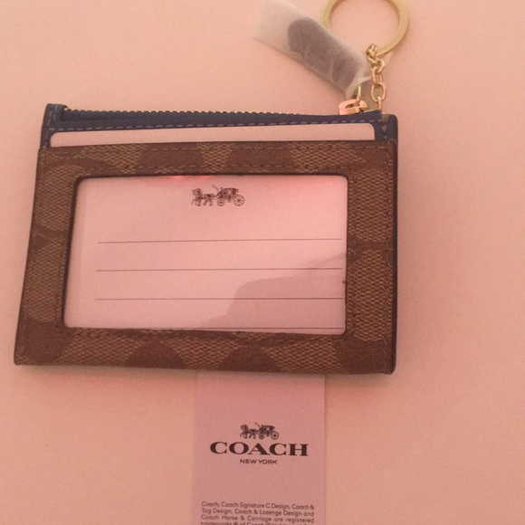 COACH MINI SKINNY ID CASE IN SIGNATURE CANVAS - Picture 3 of 4